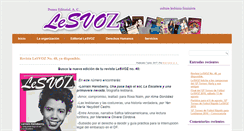 Desktop Screenshot of lesvoz.org