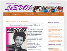 Tablet Screenshot of lesvoz.org